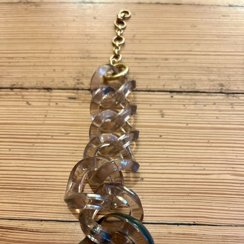 J.CREW Ombre Lucite Chunky Link Necklace. - Picture 10 of 15